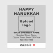 ビジネスハヌッカグリーティングオングレースクエアビニール シール (シート)