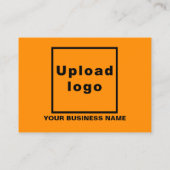 ビジネスハロウィンオレンジ色割引カード 割引カード (裏面)