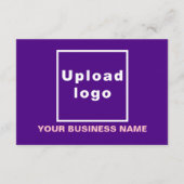 ビジネスハロウィーン小パープルフラットグリーティングカード カード (裏面)