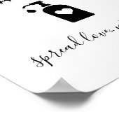 ビジネスハンドサニタイジングステーションミニマルモダンリスト ポスター (角)