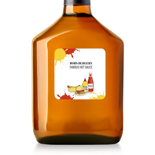 ビジネスハンバーガーホットドッグカスタム スクエアシール