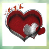 ビジネスハートウィンドウ貼り付けステッカー ウィンドウサイン (シート3)