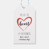 ビジネスハート評価クライアントのお客様 ギフトタグ (正面)