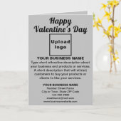 ビジネスバレンタインの折り畳みグリーティングカード カード (黄色い花)