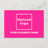 ビジネスバレンタインスモールピンクフラットカード (裏面)