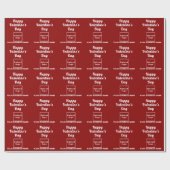 ビジネスバレンタインデラッピング紙 ラッピングペーパー (フラット)