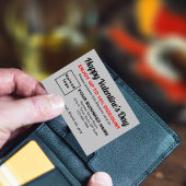 ビジネスバレンタインデー割引カード 割引カード