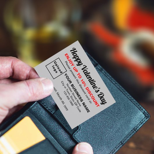 ビジネスバレンタインデー割引カード 割引カード