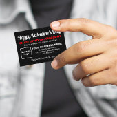 ビジネスバレンタイン黒割引カード 割引カード