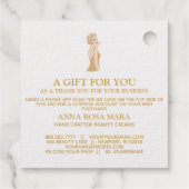 *~*ビジネスバーコードQRコードありがとうギフトラベル フェイバータグ (裏面)