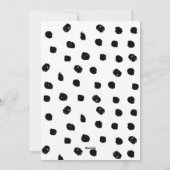 ビジネスパーソナライズされたの白黒新年 シーズンカード (裏面)