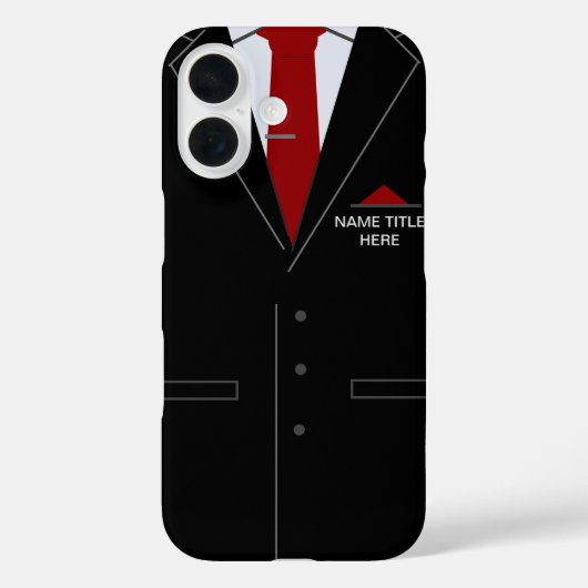 ビジネスパーソナライズされたのiPhoneケースに名前を付ける Case-Mate iPhoneケース (裏面)