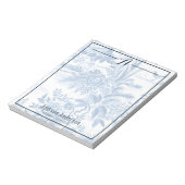 ビジネスパーソナライズされたイニシャルモノグラムトワール ノートパッド (回転)