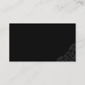 ビジネスパーソナライズされたカードのミニマルスタイル 名刺 (裏面)