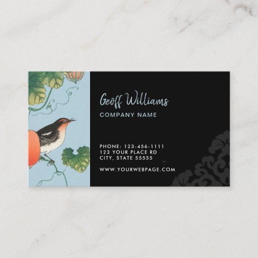 ビジネスパーソナライズされたカードのミニマルスタイル 名刺 (正面)