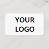 ビジネスパーソナライズされたカードロゴ自分のデザイン 名刺 (裏面)