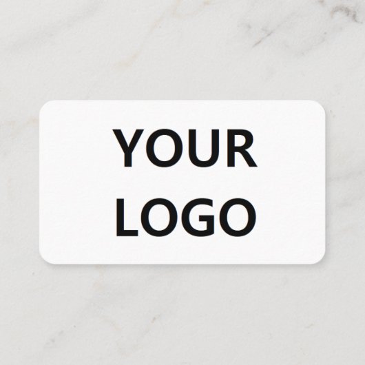 ビジネスパーソナライズされたカードロゴ自分のデザイン 名刺 (裏面)