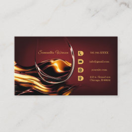 ビジネスパーソナライズされたカードワイン 名刺