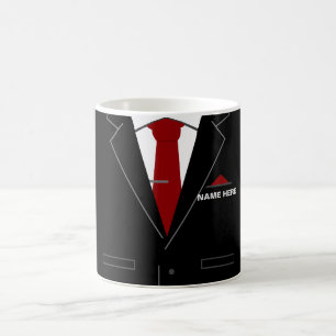 ビジネスパーソナライズされたコーヒーマグ(名前をカスタムする付) コーヒーマグカップ