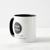 ビジネスパーソナライズされたプロモーションロゴ2トーンCo マグカップ (正面左)