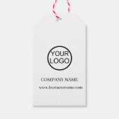 ビジネスパーソナライズされたプロモーションロゴ ギフトタグ (正面)