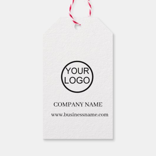 ビジネスパーソナライズされたプロモーションロゴ ギフトタグ (裏面)