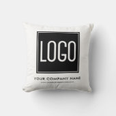 ビジネスパーソナライズされたプロモーションロゴ クッション (正面)