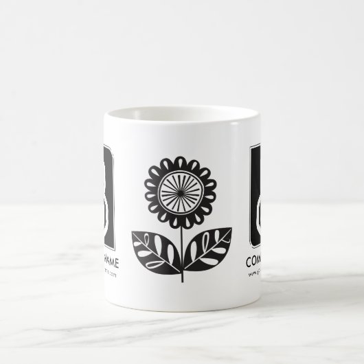 ビジネスパーソナライズされたプロモーションロゴ コーヒーマグカップ (中央)