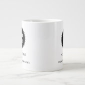 ビジネスパーソナライズされたプロモーションロゴ ジャンボコーヒーマグカップ (正面)