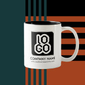 ビジネスパーソナライズされたプロモーションロゴ ツートーンマグカップ