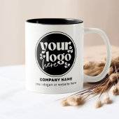 ビジネスパーソナライズされたプロモーションロゴ ツートーンマグカップ