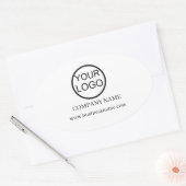 ビジネスパーソナライズされたプロモーションロゴ 楕円形シール (封筒)