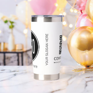 ビジネスパーソナライズされたプロモーションロゴ、qrコード 保温保冷タンブラー
