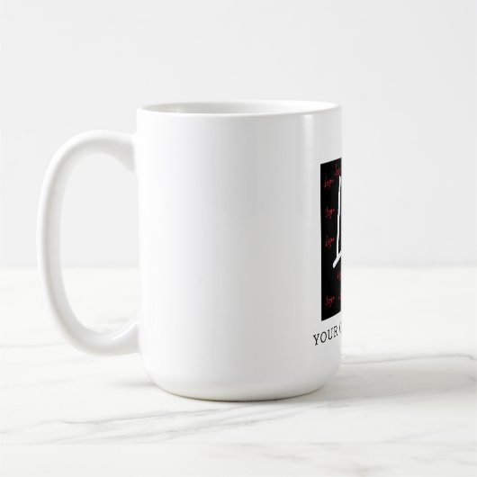 ビジネスパーソナライズされたプロモーション会社のロゴ コーヒーマグカップ (左)