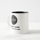 ビジネスパーソナライズされたプロモーション用ロゴ2トーン ツートーンマグカップ (正面左)