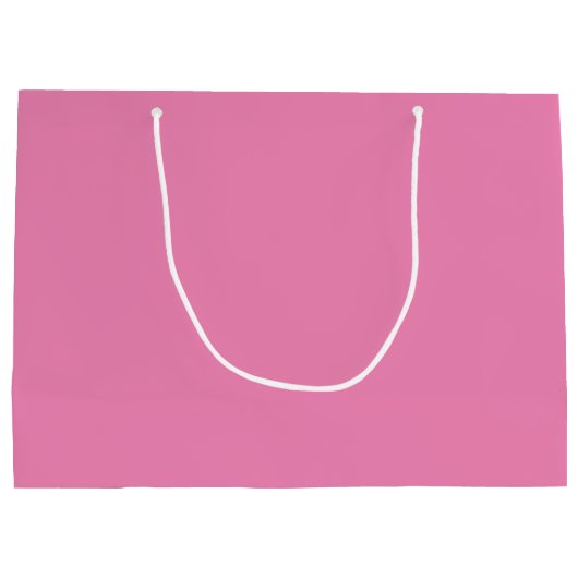 ビジネスパーソナライズされたプロモーション/ショッピングピンク ラージペーパーバッグ (裏面)