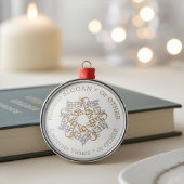 ビジネスパーソナライズされたメリー企業のクリスマス メタルオーナメント