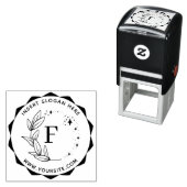 ビジネスパーソナライズされたモノグラムラウンド自己インキングS セルフインキングスタンプ (インサイチュ)