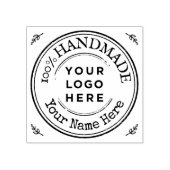 ビジネスパーソナライズされたラウンド手作りネーム作成 ラバースタンプ (インプリント)