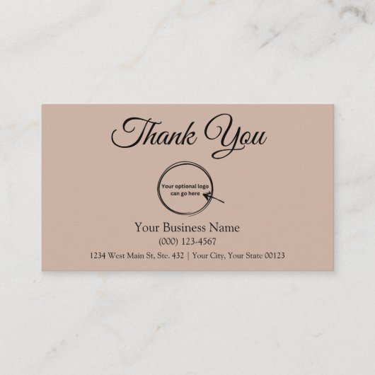 ビジネスパーソナライズされたロイヤリティパンチカード(ロゴ付き) 名刺 (正面)