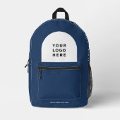 ビジネスパーソナライズされたロゴおよび文字社員 プリントバックパック (正面)