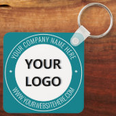 ビジネスパーソナライズされたロゴと文字キーチェーンギフト キーホルダー (裏面)
