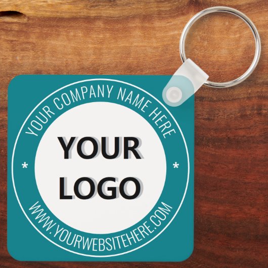 ビジネスパーソナライズされたロゴと文字キーチェーンギフト キーホルダー (裏面)