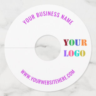 ビジネスパーソナライズされたロゴと文字ワイングラスラベル ワイングラスタグ