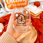 ビジネスパーソナライズされたロゴのステムレス ステムなしワイングラス