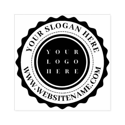 ビジネスパーソナライズされたロゴひな形 ラバースタンプ (インプリント)