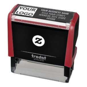 ビジネスパーソナライズされたロゴアドレスの色スタンプ セルフインキングスタンプ