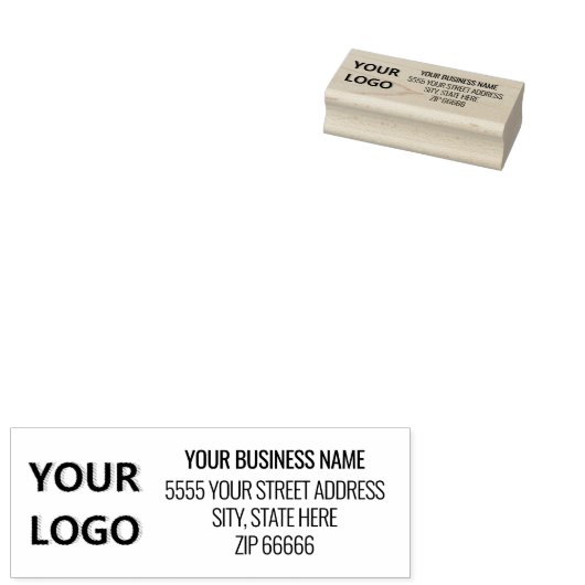 ビジネスパーソナライズされたロゴアドレス名スタンプ ラバースタンプ (押印)