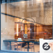 ビジネスパーソナライズされたロゴオープンストア時間ドア ウィンドウサイン (カフェ窓)