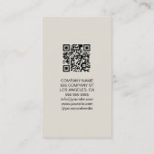 ビジネスパーソナライズされたロゴサンキューカード ロイヤリティカード (裏面)